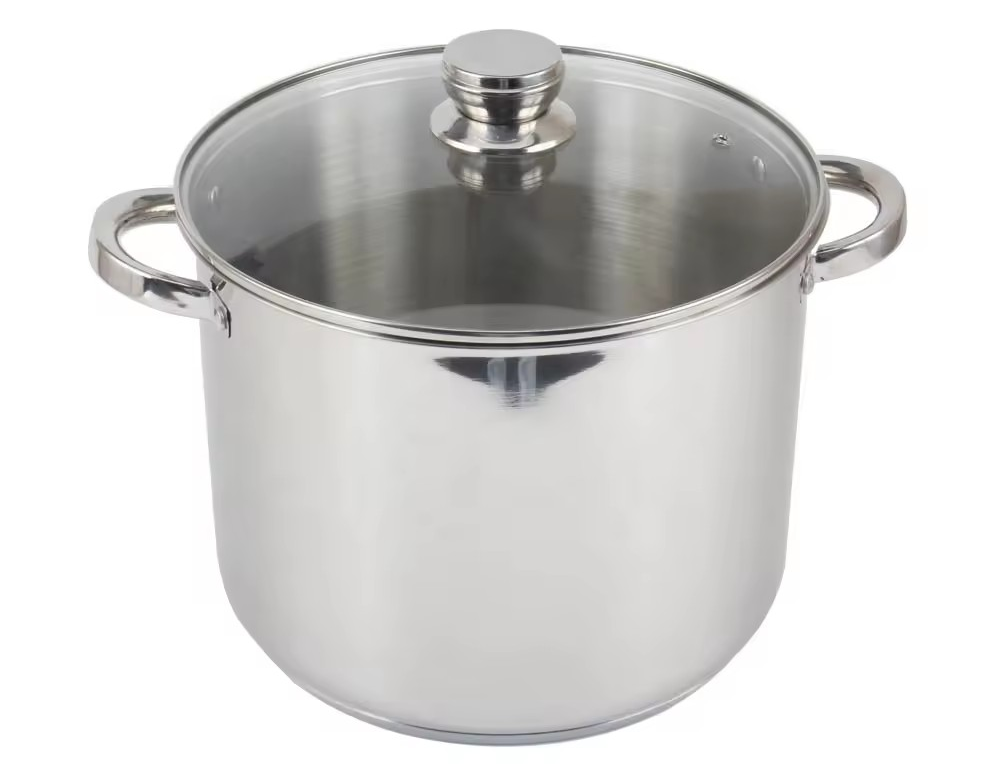 Stock Pot with Glass Lid — 7