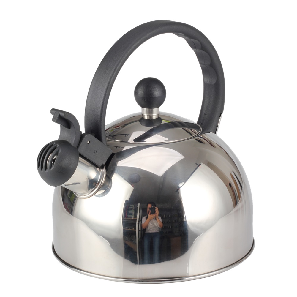 Whistling Kettle Hob Kettle Kettle for Gas Induction-Silver — product information