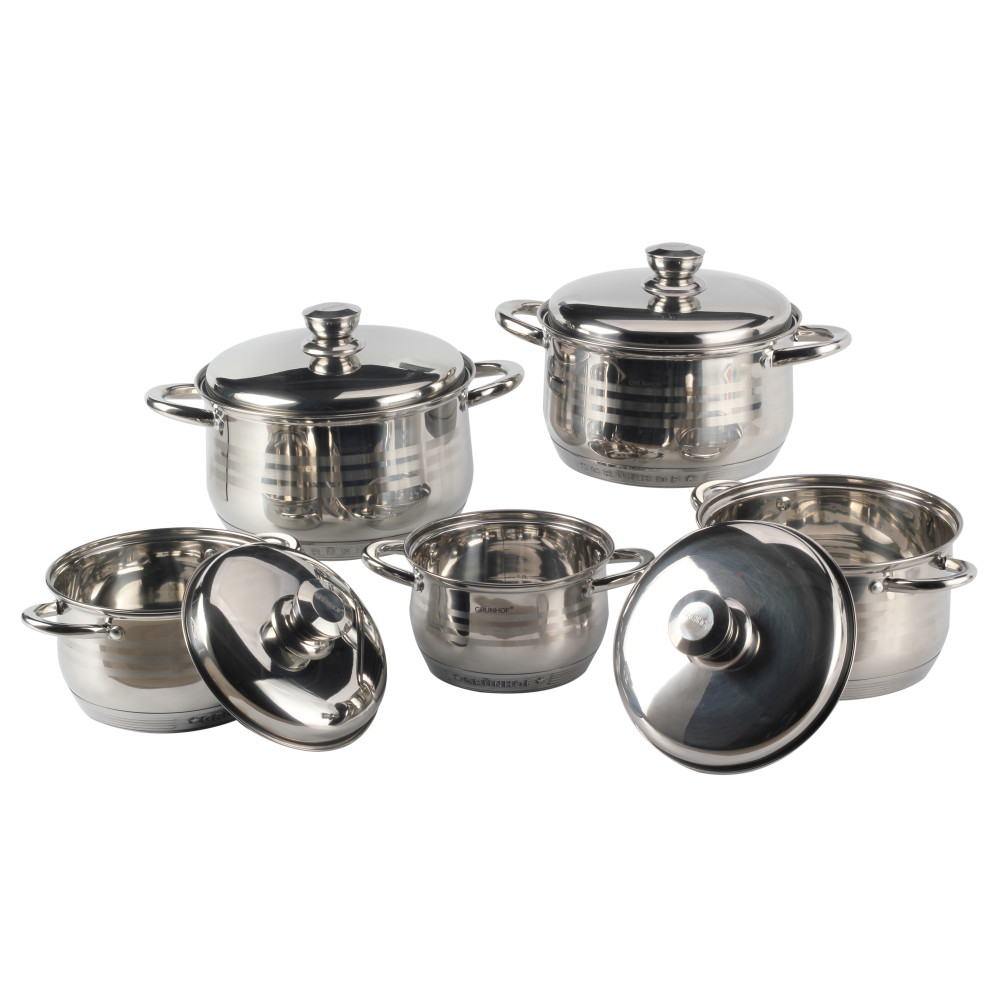 10pcs Stainless Stock Pot — 5