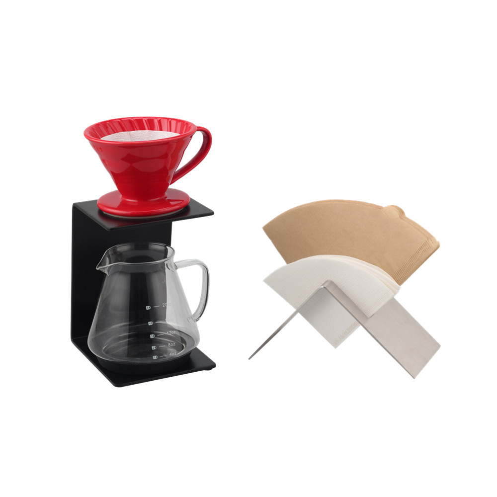 Pour Over Coffee Maker Set, Premium Ceramic Dripper — product information