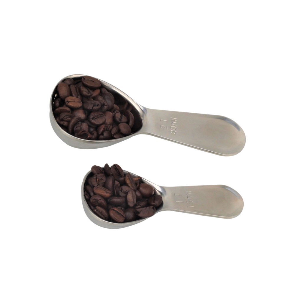 Coffee Scoop in 2 Sizes(15ml And 30ml), Stainless Steel Measuring Spoons — 5