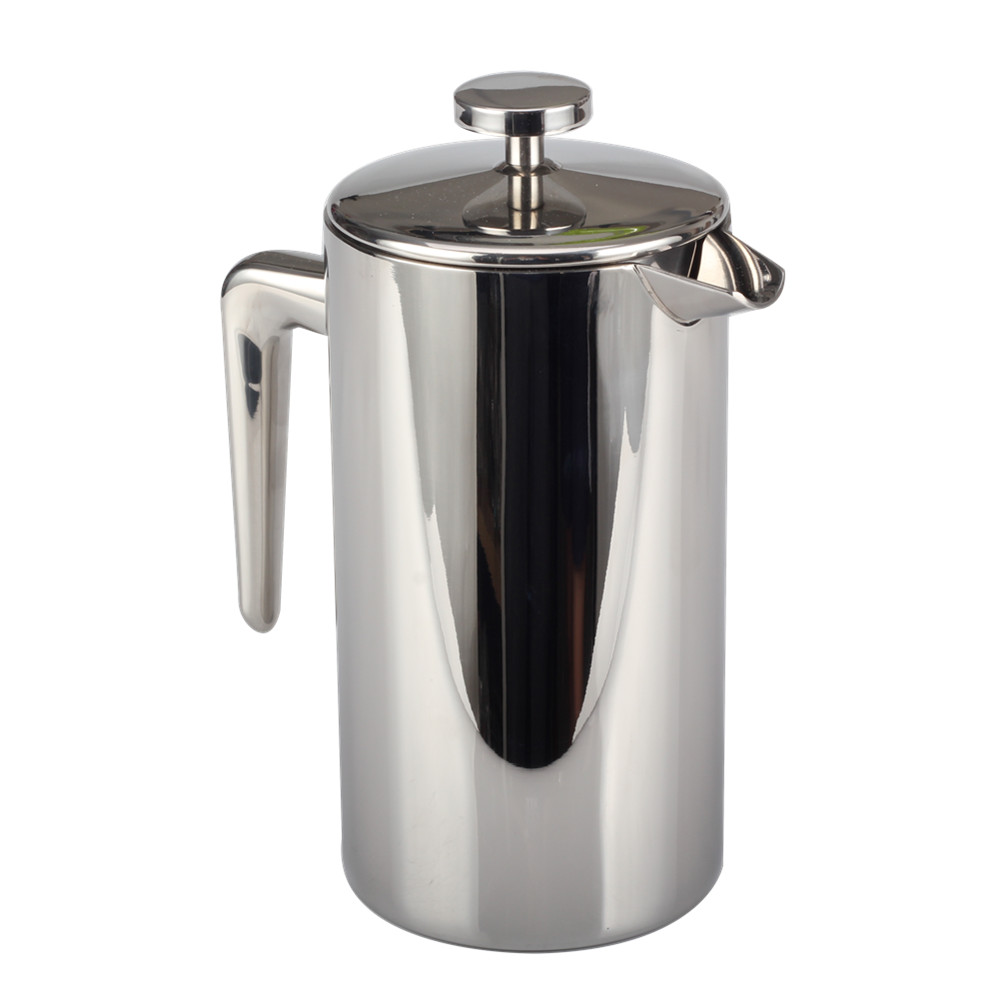 Double Wall French Press Coffee And Tea Maker With Stylish Handle — 2