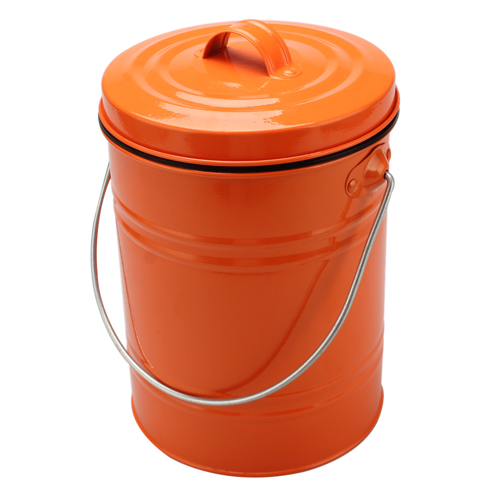 Indoor Multi-Color 0.8 Gallon Stainless Steel Compost Pail — product information