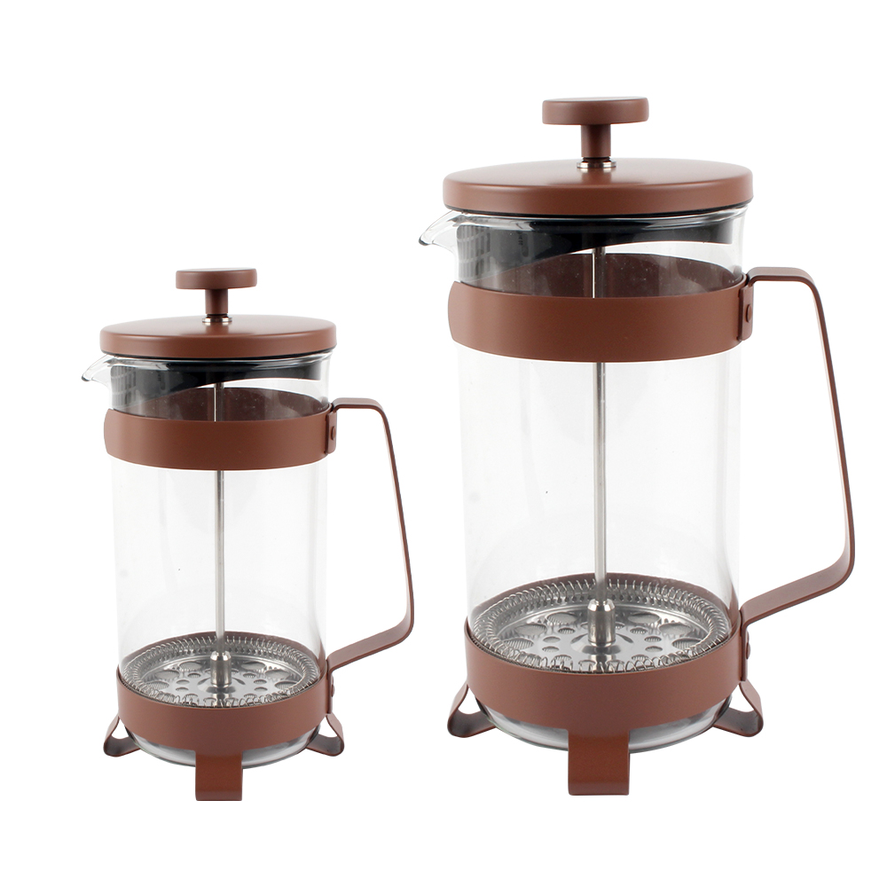 Cold Brew Coffee Tea Pot, Heat Resistant Borosilicate Glass French Press — product information