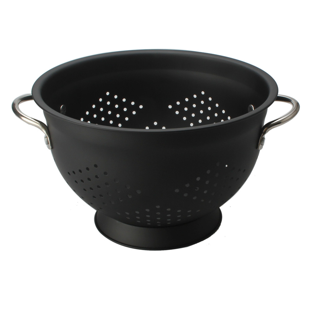 Stainless Steel Colander for Kitchen, Easy Grip Colander — 5