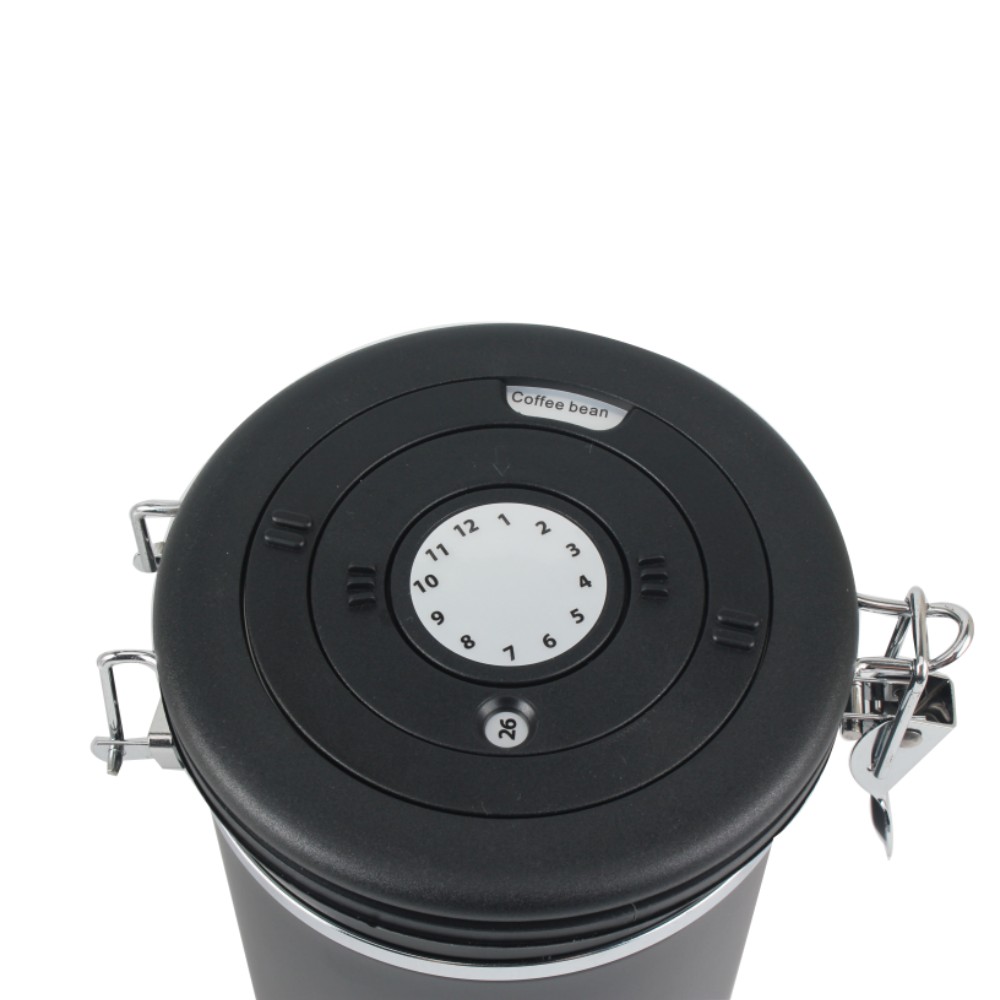 16 Oz Coffee Canister, Ground Coffee Bean Storage With Date Tracker — 5