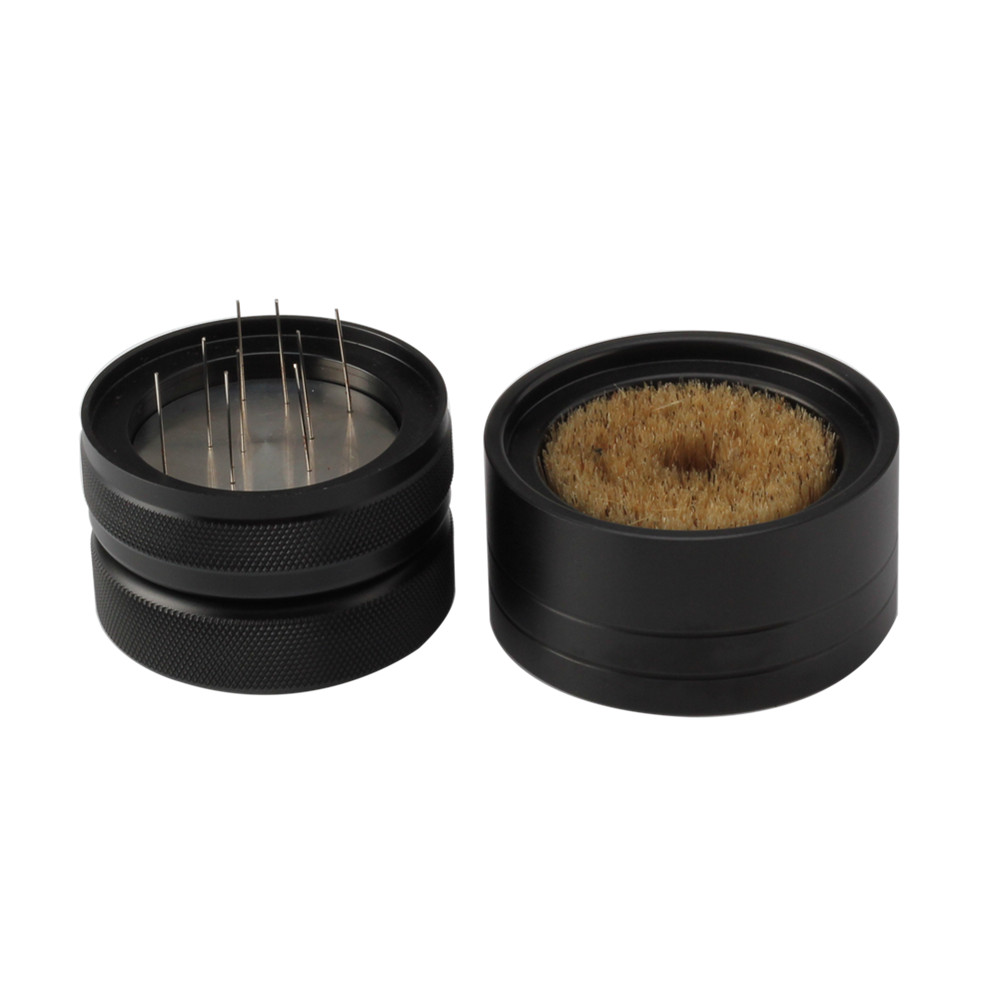 Stainless Steel Needle Coffee Stirring Distribution Tool With Base — product information