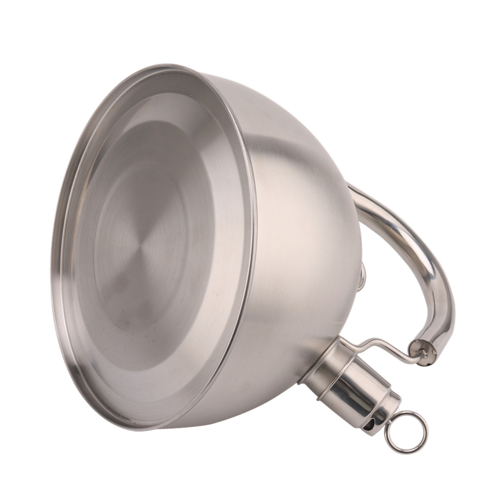 Silver-Stainless Steel Whistling Tea Kettle — 6