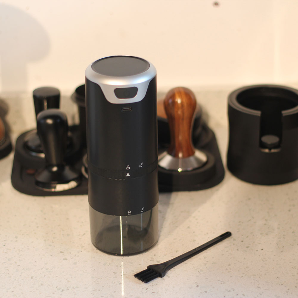 Stainless Steel Blades, Removable Chamber Electric Coffee Grinder for Beans — 6