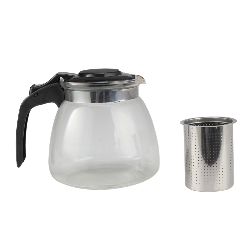 Tea Pot With Removable Stainless Steel Infuser, Plastic Handle — 5