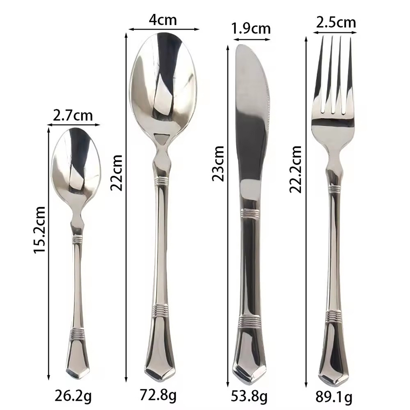 Stainless Steel Flatware Set — 7