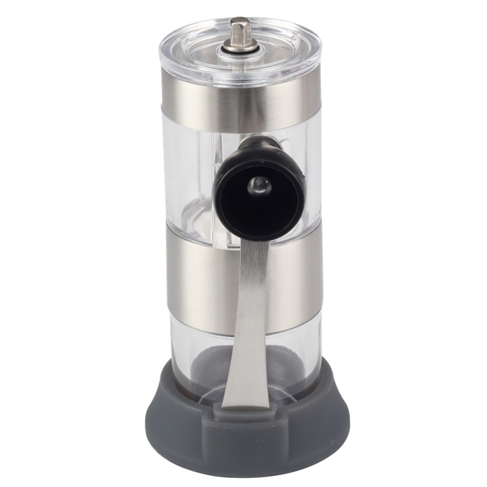 Stainless Steel Manual Coffee Bean Grinder With Silicone Base — product information