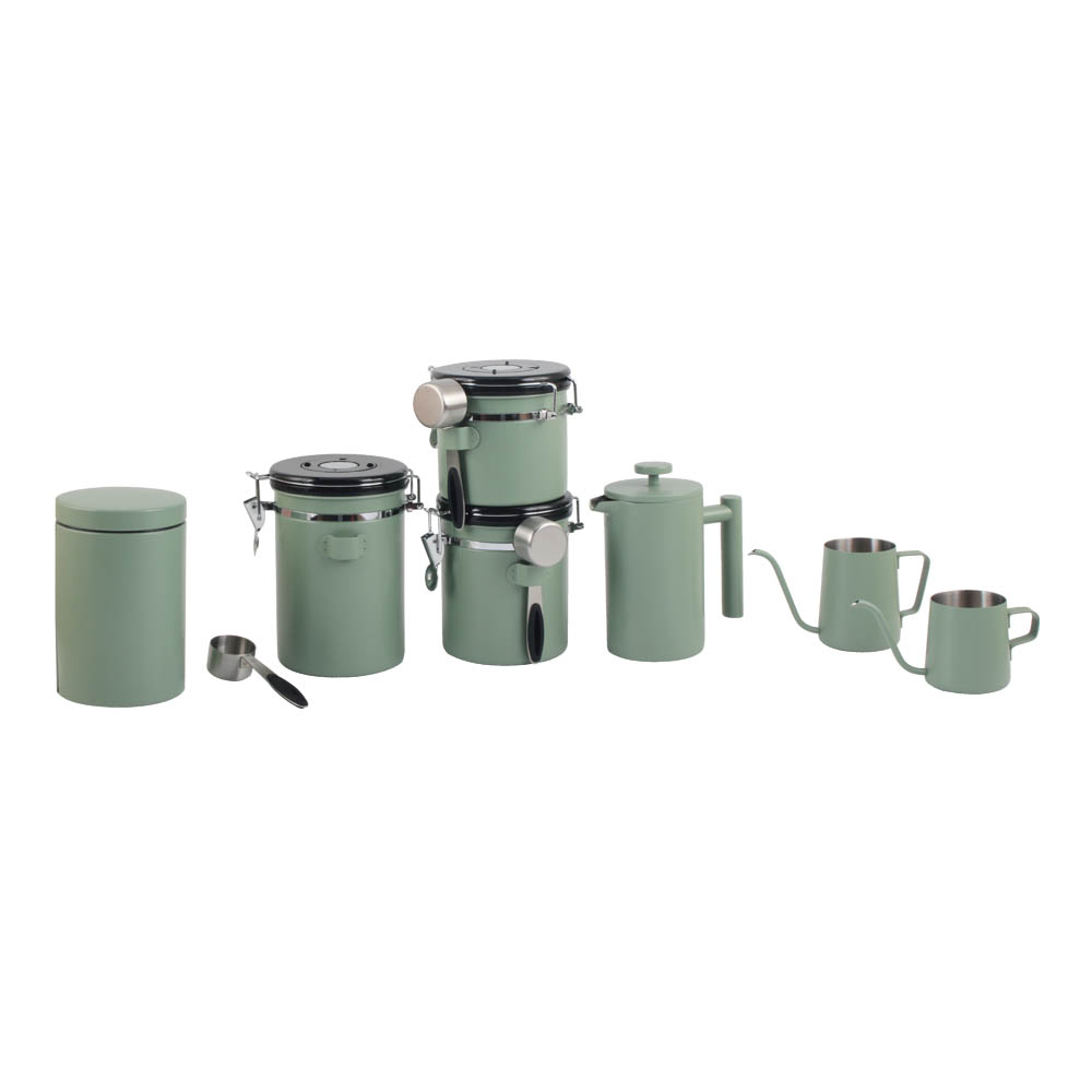 Coffee Accessories Tools, Coffee Ware Gift Set Includes Canisters, Kettles And French Press — product information