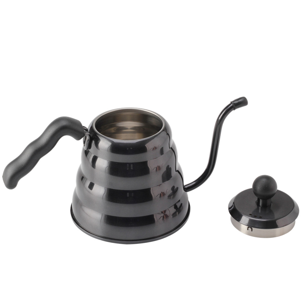 Black Professional Gooseneck Coffee Kettles — product information