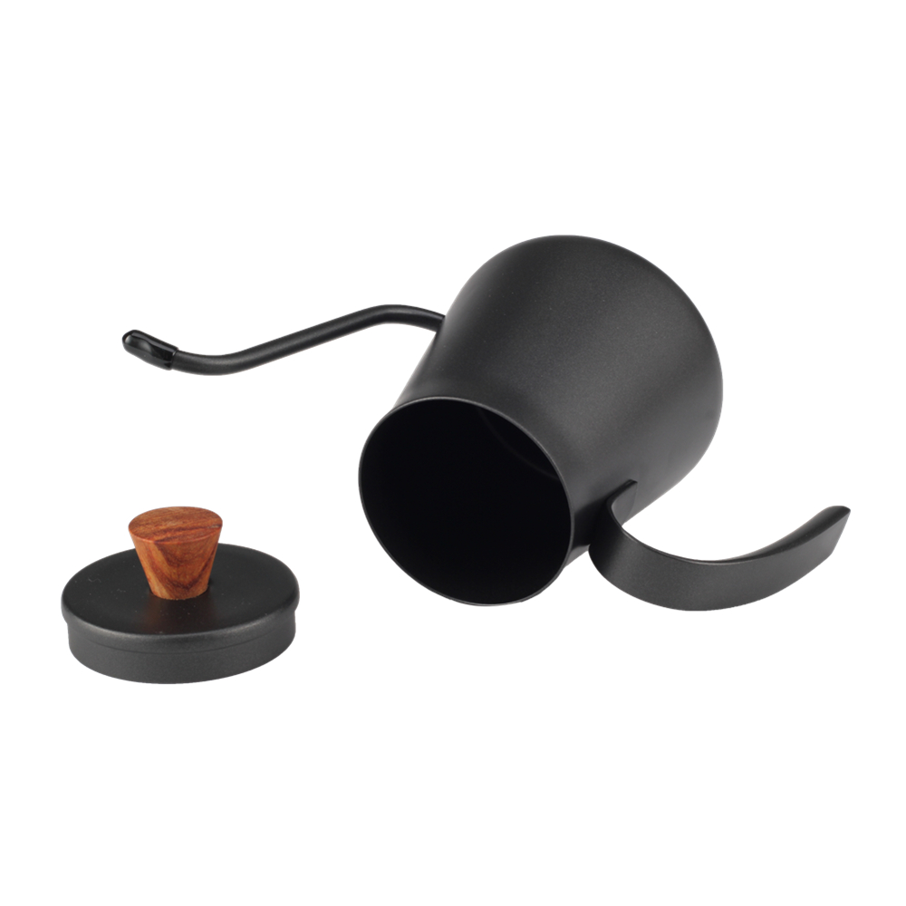 600ml Pour Over Coffee Kettle, Stainless Steel Narrow Long Spout — 2