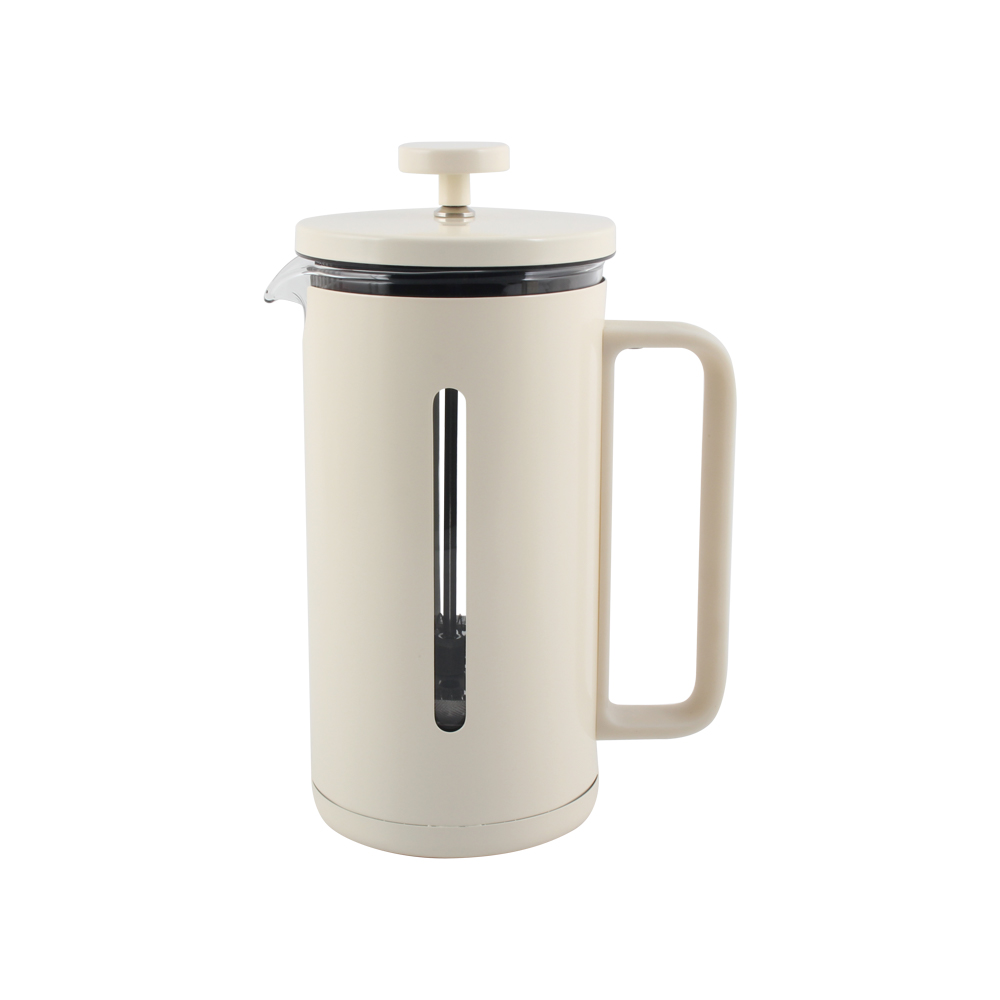 Borosilicate Glass Stainless Steel Brewer, Large Portable Cold Brew Cafetera Press — product information