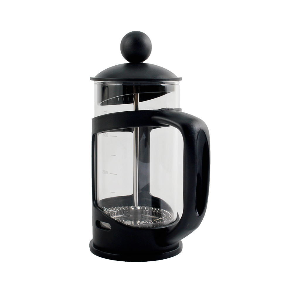 Borosilicate Glass Coffee Maker With Steel Plunger, Coffee Maker Press — product information