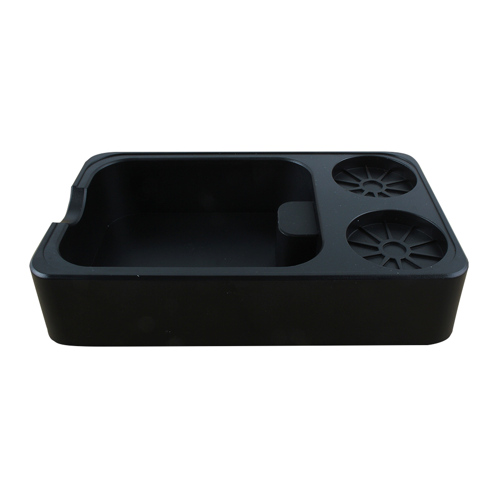 Espresso Tamping Stand Black Solid Holder, Espresso Coffee Organizer Box Fit — 4