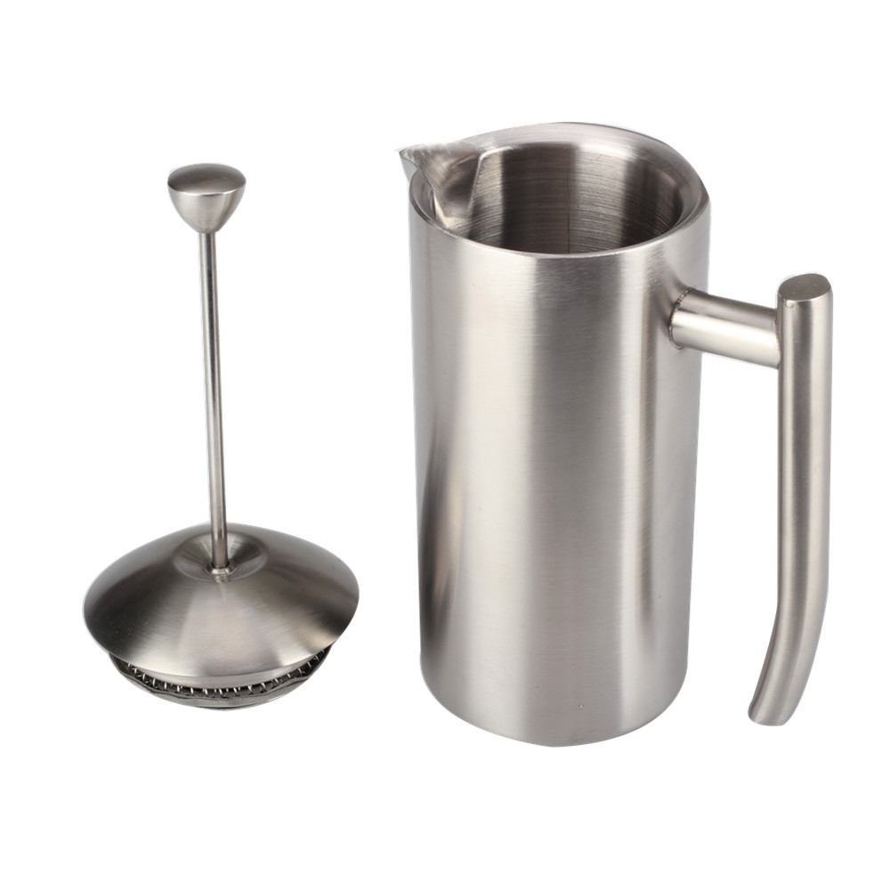 Mirror Polishing High Quality Stainless Steel Manual Coffee Makers 34oz — product information