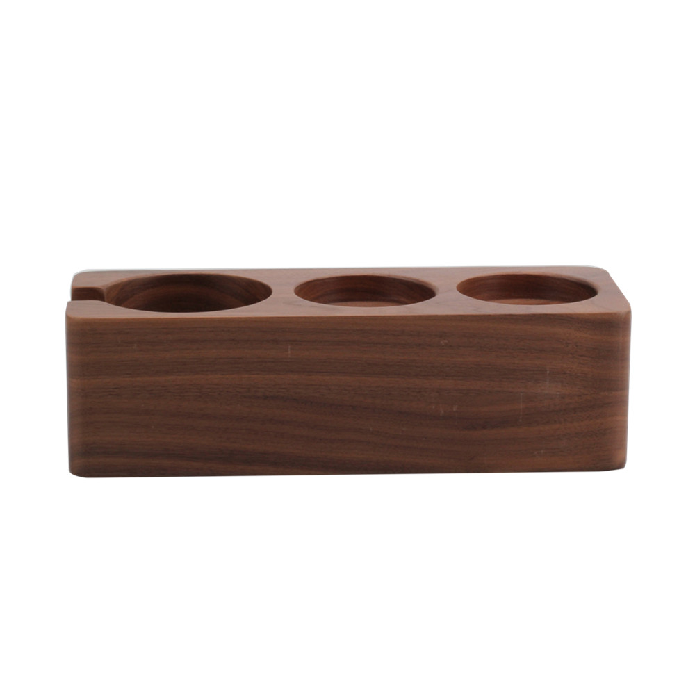 Tamper Holder Portafilter Stand Walnut Espresso Tamper Station for Home Bar Cafe — 3