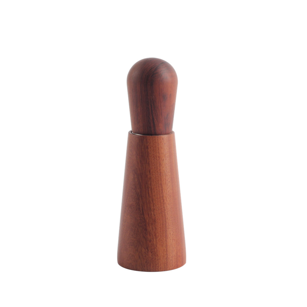 Espresso Distribution Tools, Nature Wood Handle With Stand — product information