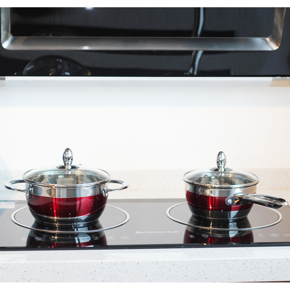 8pcs Stainless Steel Cookware Set — 7