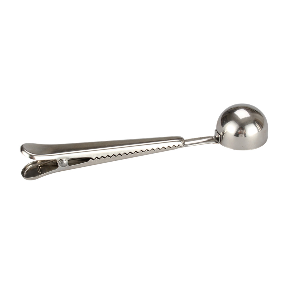 Coffee Scoop With Bag Clip, Stainless Steel Coffee Measuring Scoop — 6