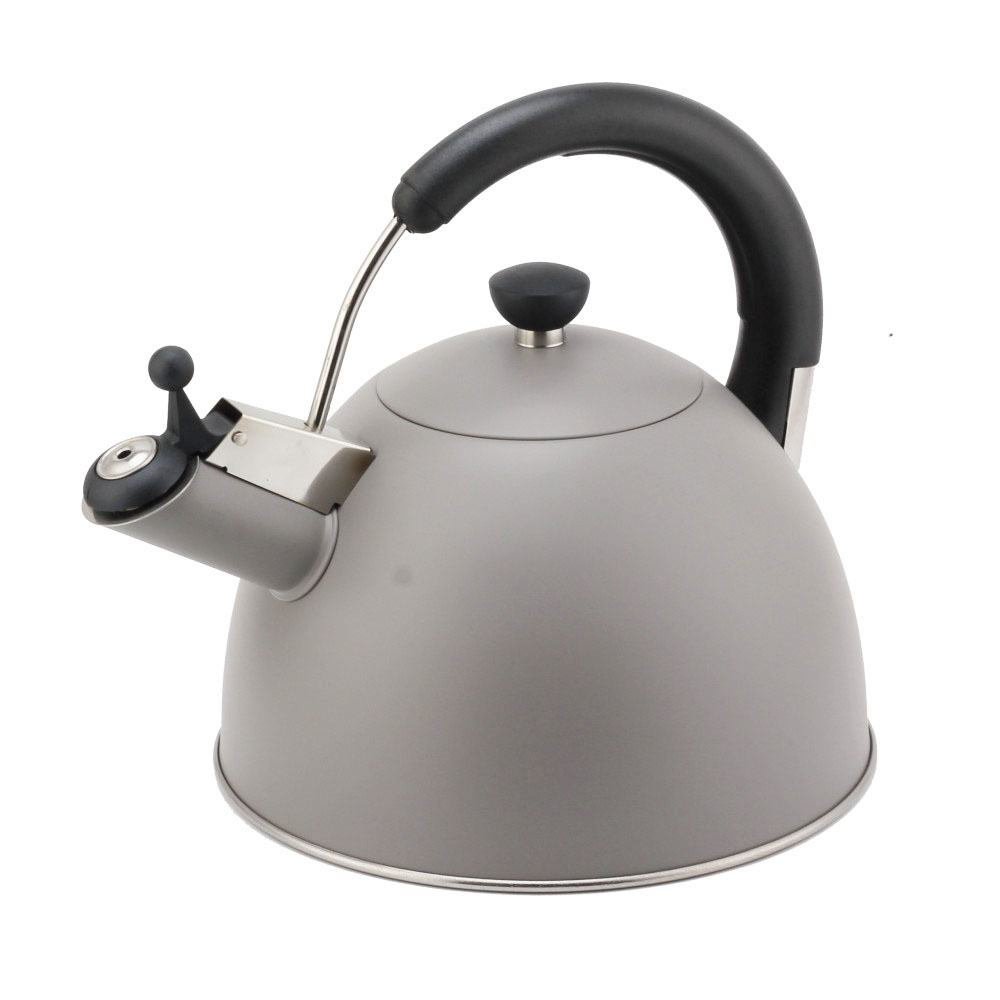 Modern S/S Whistling Kettle for Kitchen Light Gray — product information
