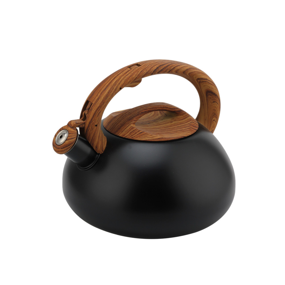 Whistling Teapot With Wooden Handle for Induction And Gas