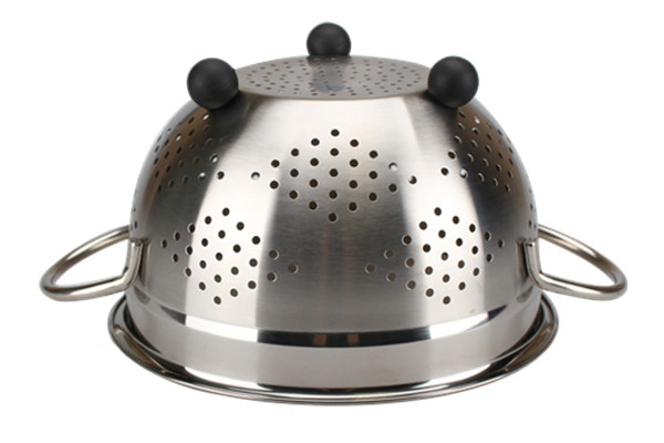 Stainless Steel Colander With Ball Point Feet — product information