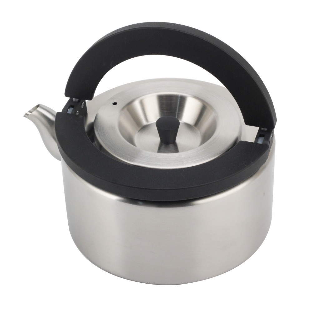 Large Capacity Stainless Steel Teapot With Foldable Handle — product information
