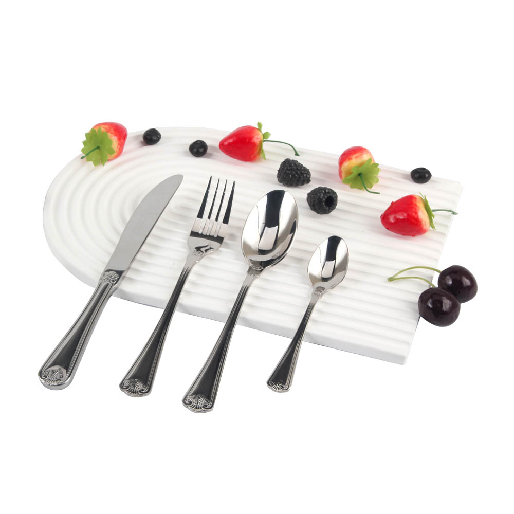 18/10 Stainless Steel, Silverware Set with Serving Utensils — 7