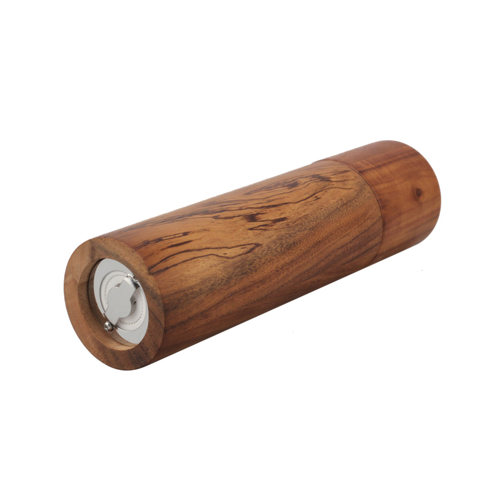 8.4 Inch Cylinder Modern Wooden Salt And Pepper Grinder — 3