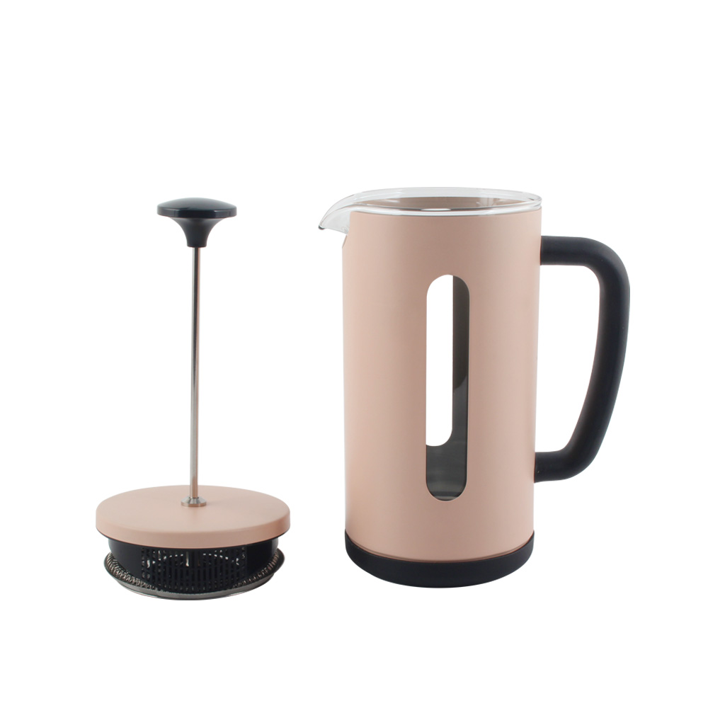 Heat Resistant Borosilicate Glass Coffee Press, Cold Brew Coffee Pot Tea Press for Kitchen — 5