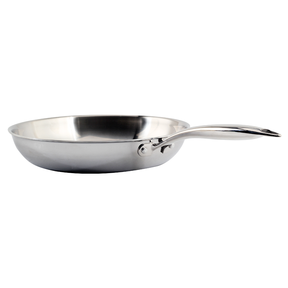 Tri-Ply Stainless Steel Frying Pan Set — 5