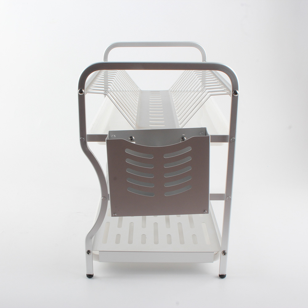 Multifunctional Dish Rack for Kitchen Counter, Anti-Rust Dish Drainers With Cutlery & Cup Holders — product information