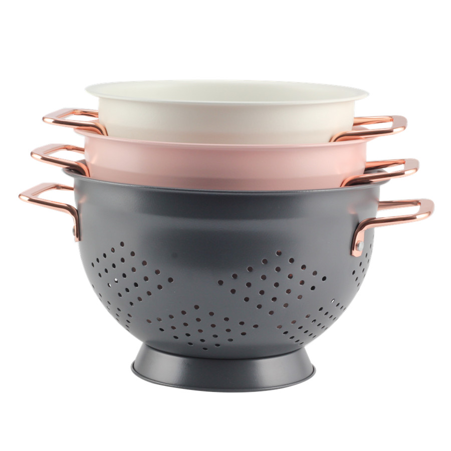 Good Grips Iron Colander Set, Metal — 4