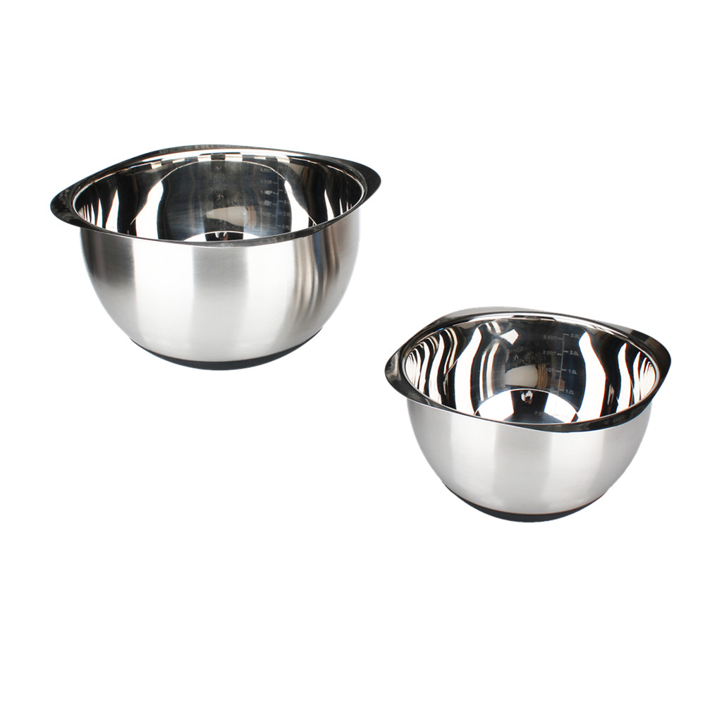 3pcs Square Mixing Bowls, Nested Bowls Kitchen Mixing — 6