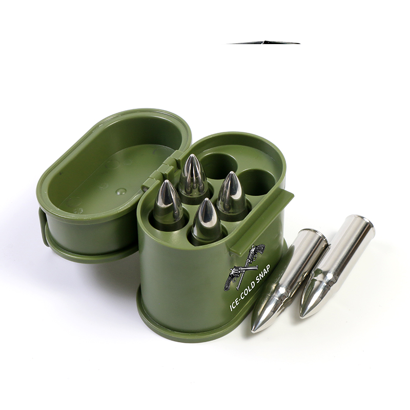 Whiskey Bullets, Stainless Steel Ice Cubes, Gifts for Men, Whiskey Stones Set — 2