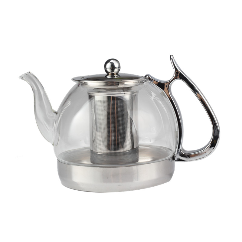 Clear Teapot Infuser With Loose Leaf Teapot Infuser — 2