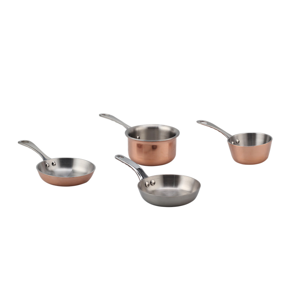 Tri-Ply Stainless Steel Mini Sauce Pan And Pot — product information