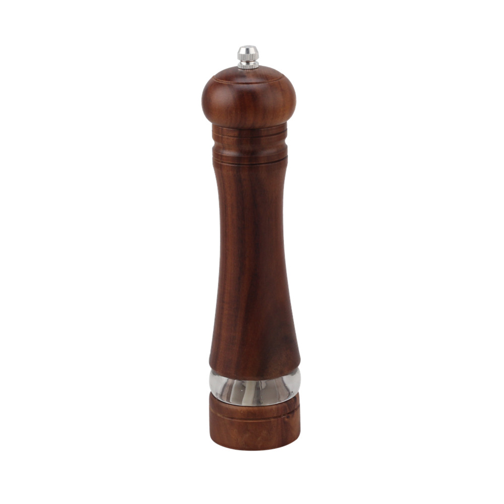 Modern Wooden Spice Mill, 8.5in, Natural