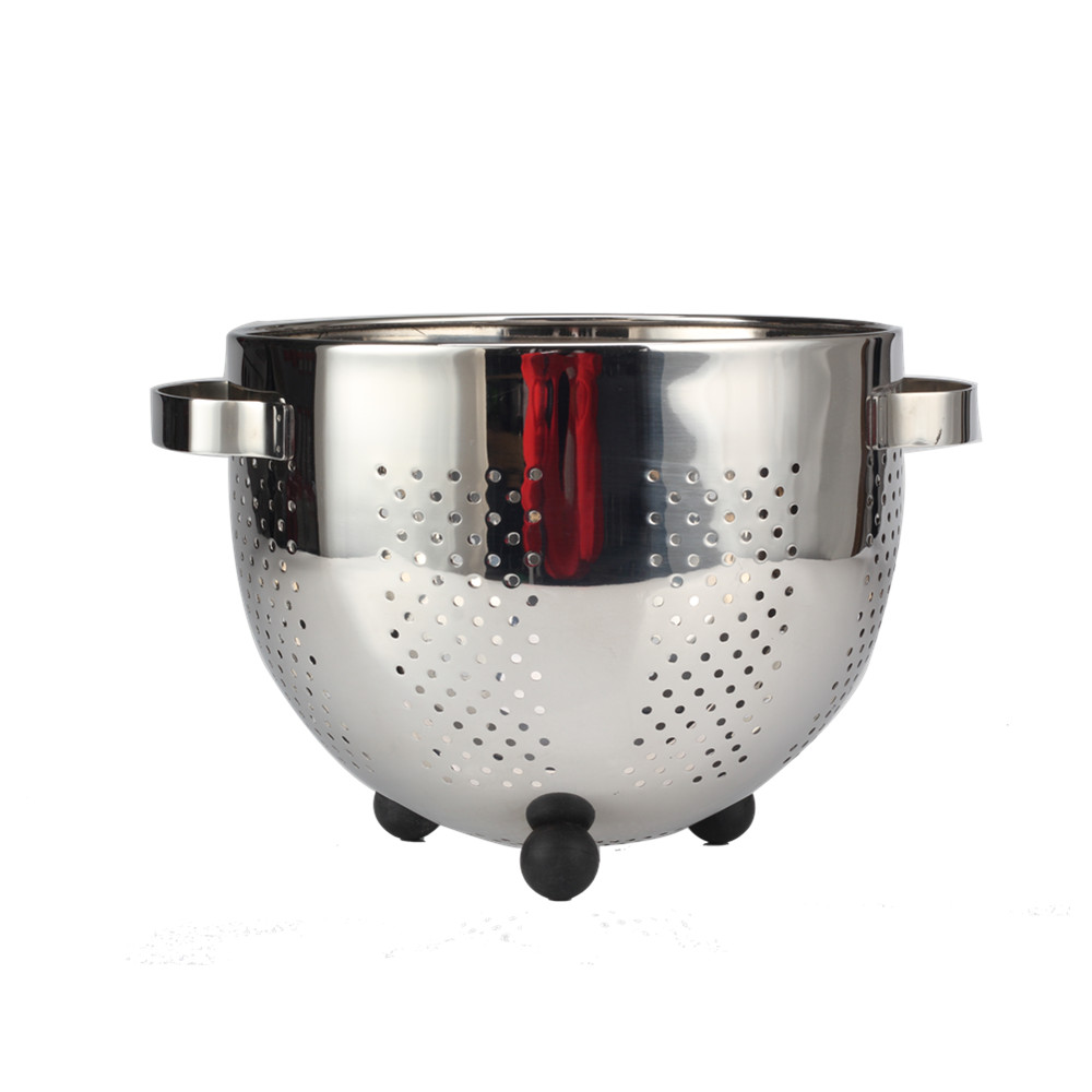 Stainless Steel Colander With Ball Point Feet — 2