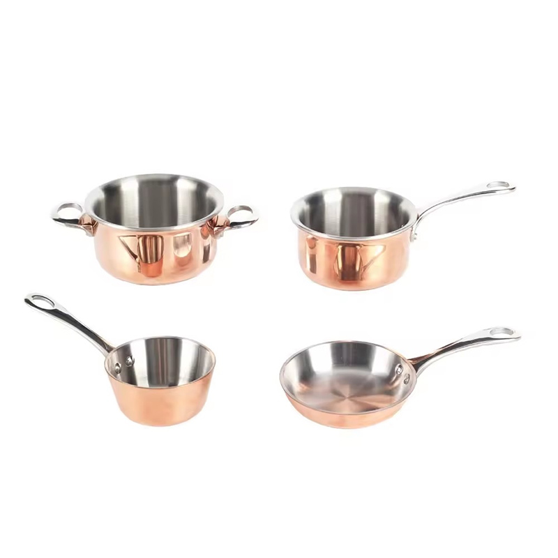 Mini Stainless Steel Cookware Set — 4