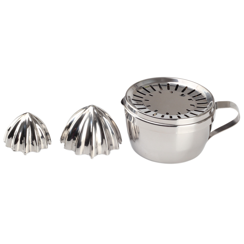 Lemon Citrus Juicer With Container, Stainless Steel Lemon Juice Maker — 6