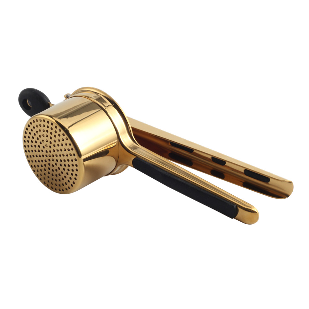 Potato Ricer Made Of Stainless Steel, Gold Color — 6