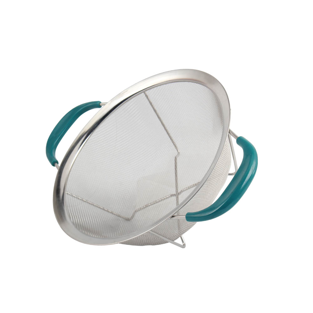 Stainless Steel Colander With Plastic Handle for Kitchen — 4