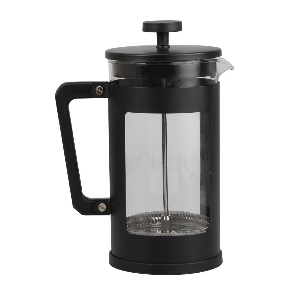 Borosilicate Glass Coffee Brewer With Stainless Steel Plunger
