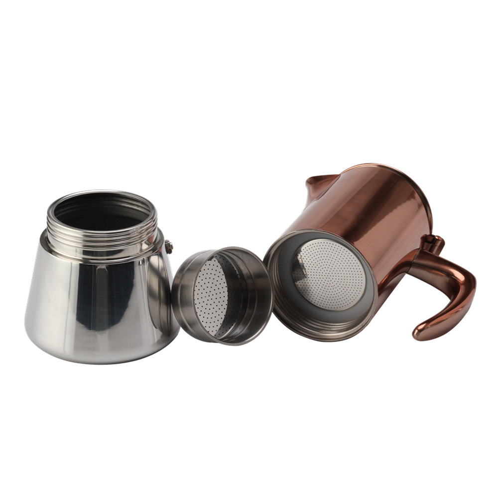 Stainless Steel Italian Style Coffee Maker — product information