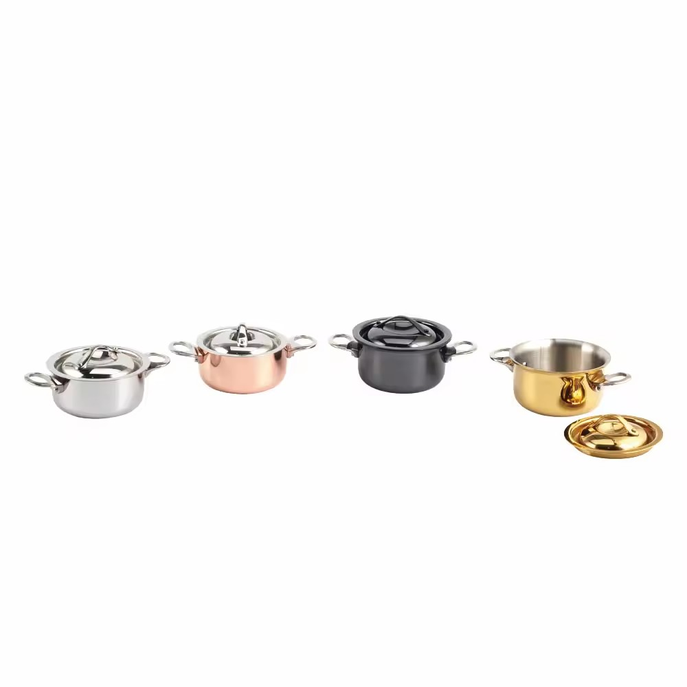 Stainless Steel Mini Tri-Ply Saucepot — 2